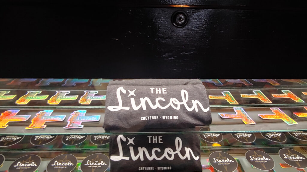 Lincoln Theater Merch Table